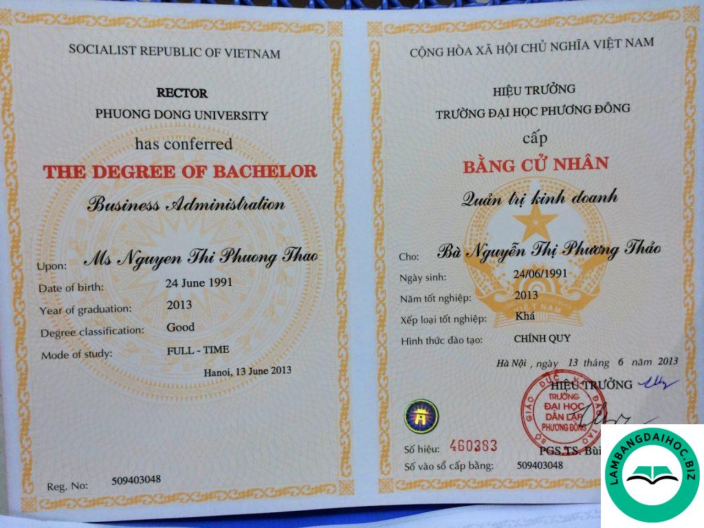 làm bằng đại học