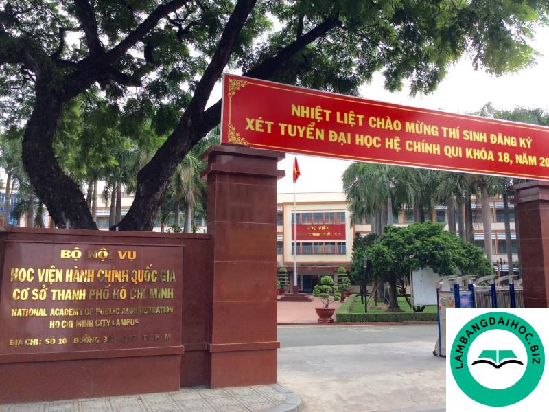 Học viện Hành chính Quốc gia - Phân hiệu Tp.Hồ Chí Minh 2024