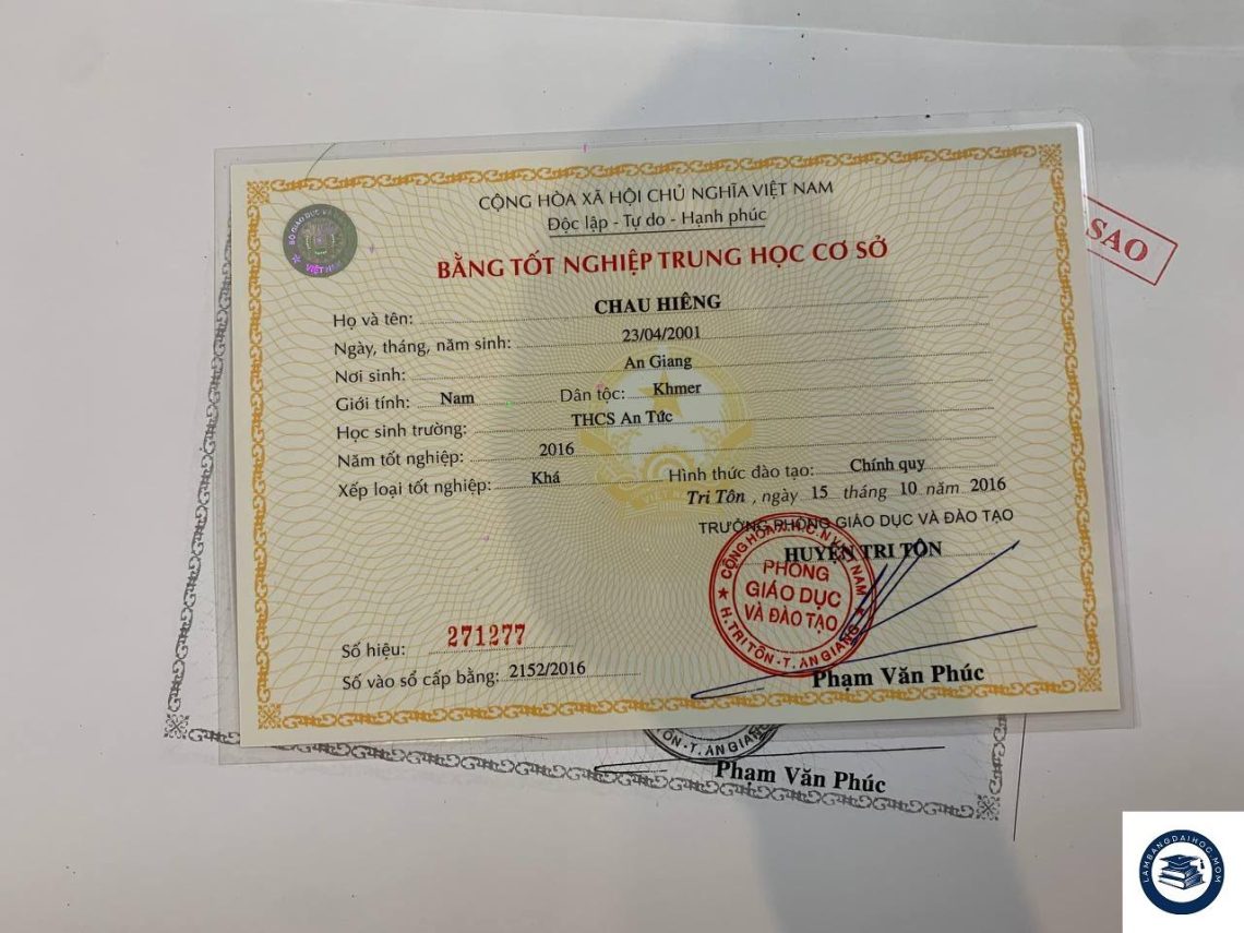 Làm bằng cấp 2
