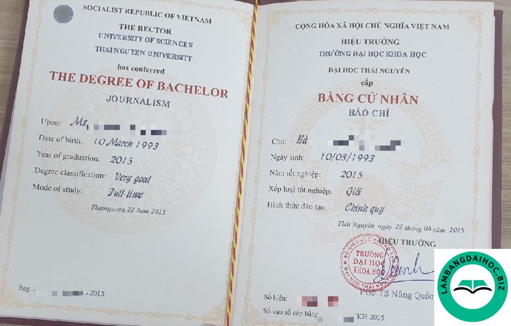 Làm bằng đại học tại hà nội