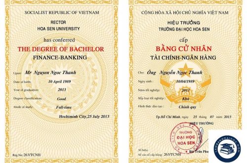 Làm bằng đại học văn lang