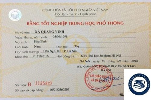 Làm bằng tốt nghiệp 12