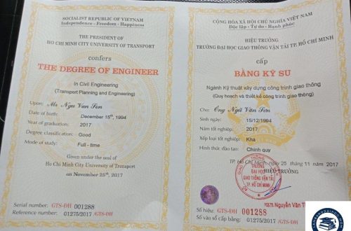 Phôi làm bằng cấp
