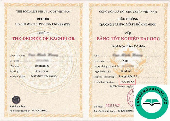 bằng đại học tại chức