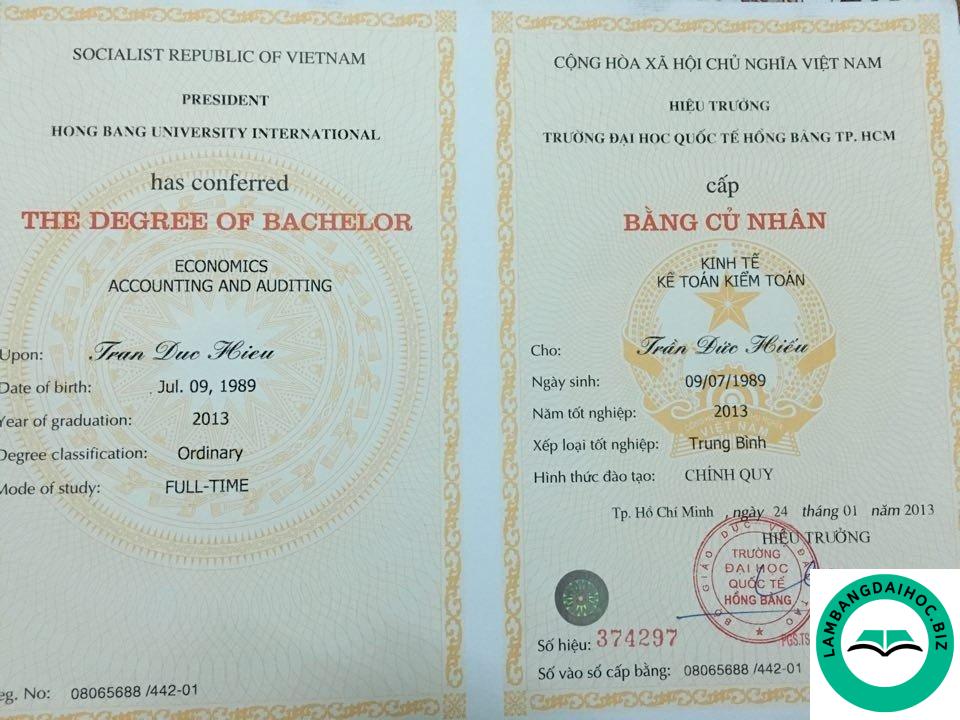 làm bằng đại học chính quy